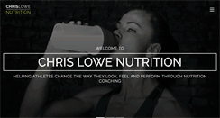 Desktop Screenshot of chrislowenutrition.com